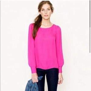 Beautiful J Crew Talitha Silk Blouse